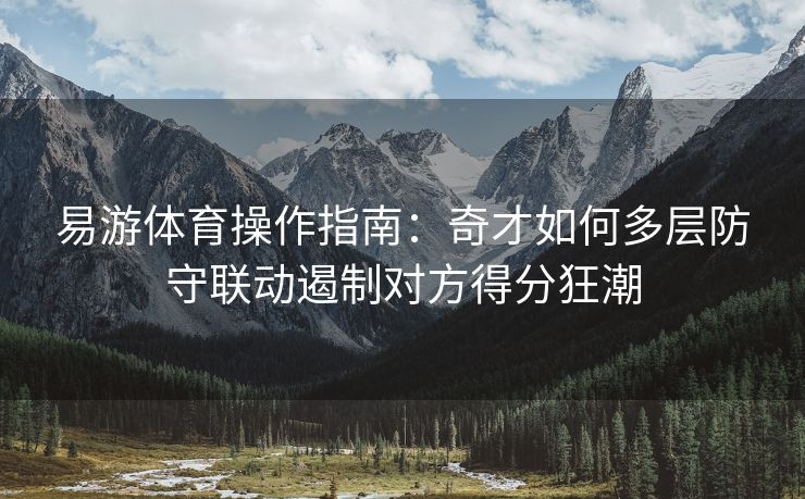 易游体育操作指南：奇才如何多层防守联动遏制对方得分狂潮  第2张